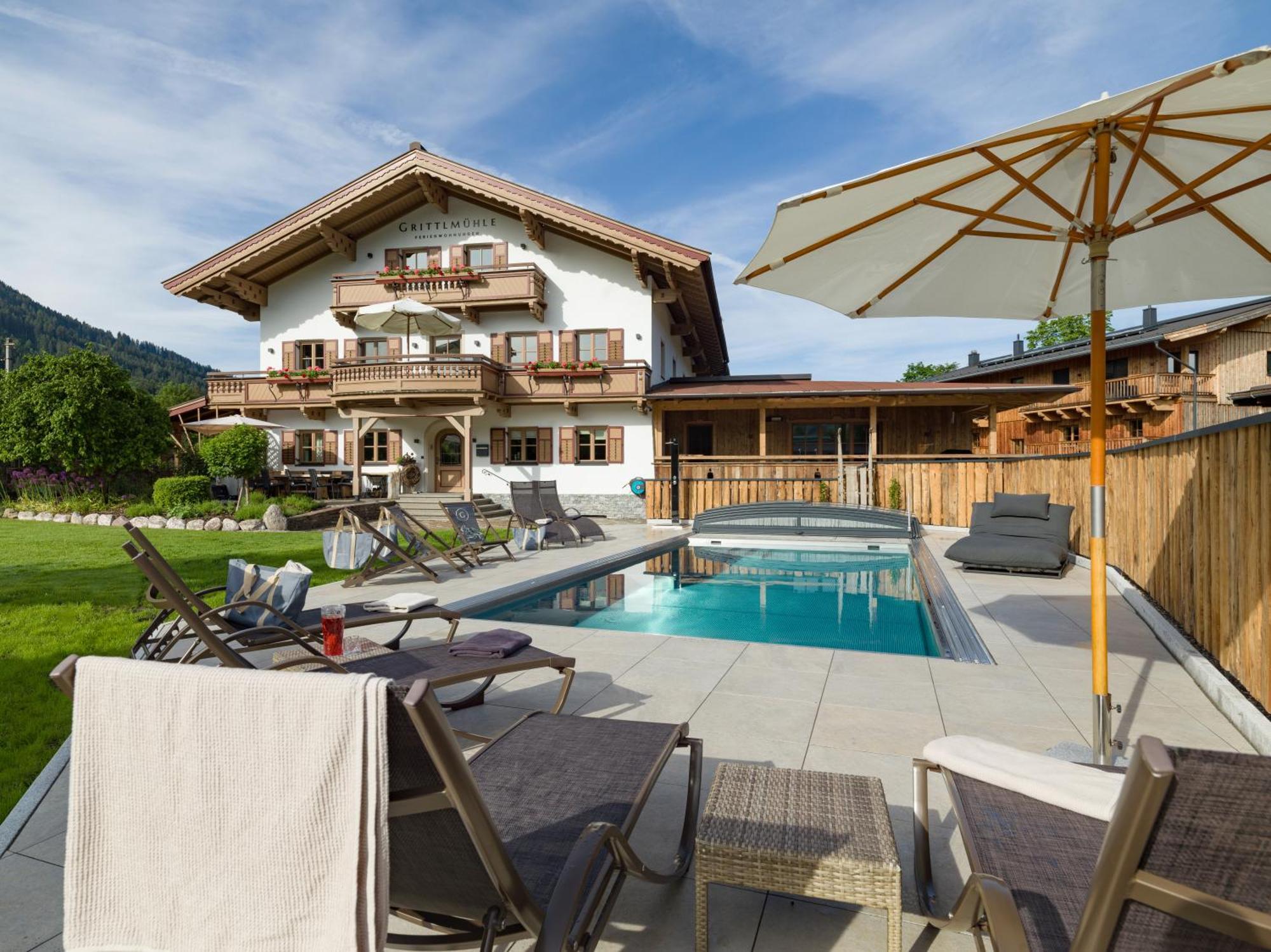 Grittlmuehle Chalet Ferienwohnungen Brixen im Thale Ngoại thất bức ảnh